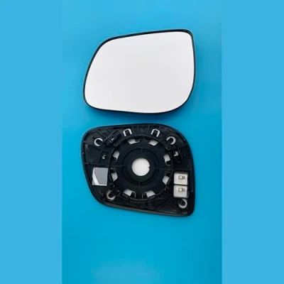Image of Door Wing Mirror Glass Fits to Kia Picanto (2018 2020) With Base Left Hand Passenger Side