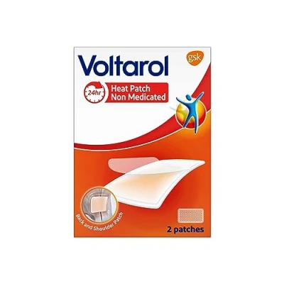 Image of Voltarol Heat Patch Pain Relief, Non Medicated Patches, Pack of 2