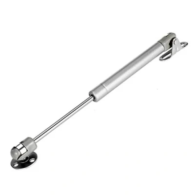 Image of Farwind 120N Hydraulic Gas Strut Lift Support Door Cabinet Hinge Spring Brass Cover Stay with Fixing Plate