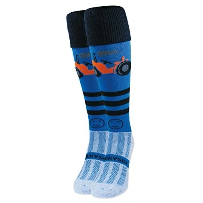Image of WackySox Keep Calm and Farm Knee Length Sports Socks
