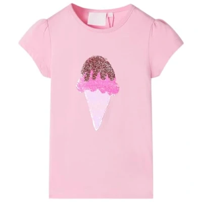Image of vidaXL Kids&#039; T shirt Bright Pink 116