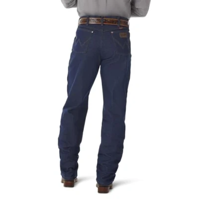 Image of Wrangler Men&#039;s Cowboy Cut Relaxed Fit Jean, Rigid Indigo, 35W x 36L