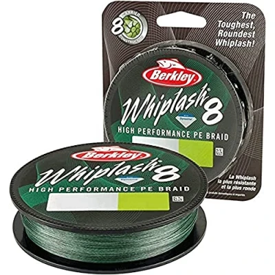 Image of Berkley Whiplash 8 Braided Fishing Line 100% Dyneema Strand Braid for Saltwater and Freshwater