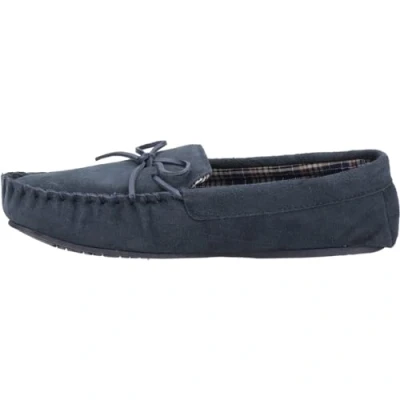 Image of Hush Puppies Men&#039;s Clyde Slippers, Navy, 12 UK
