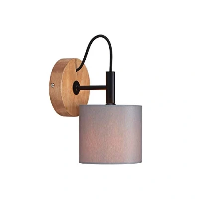 Image of Briloner Rhon wall light, textile shade