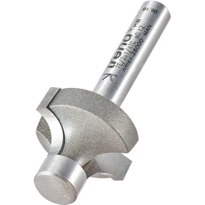 Image of Trend Professional Pin Guided Round Over Router Cutter, 6.3mm Radius, 1/4 Inch Shank, 22mm Cut Diameter &amp; 12.6mm Length, Tungsten Carbide Tipped, 7E/2X1/4TC