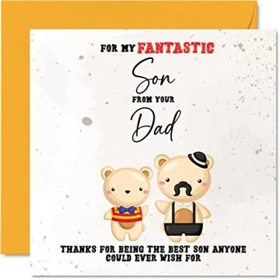 Image of Special Birthday Cards for Son Fantasic Happy Card from Dad, Gifts, 145mm x Sentimental Greeting Gift