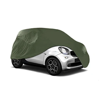 Image of Xtremeauto™ Universal Breathable Indoor Garage Showroom Super Soft Dust Proof Car Cover (Green, Small : 390x139x115cm)
