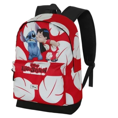 Image of Lilo and Stitch Kiss Fan HS Backpack 2.2, Red, 31 x 44 cm, Capacity 24 L