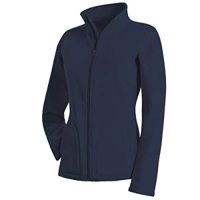 Image of Stedman Apparel Women&#039;s Active Fleece Jacket/ST5100 Sweatshirt, Blue Midnight, Size 10 (Size:Small)
