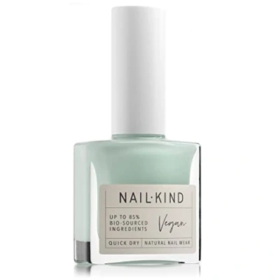 Image of NAILKIND Light Green Nail Polish Mr Pistachio Pastel Varnish Vegan Lacquer + Peta Certified Cruelty Free Quick Drying Long Lasting Chip Resistant Manicure 8ml