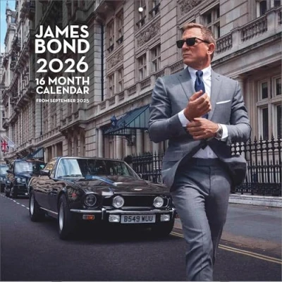 Image of James Bond 2026 Square Calendar