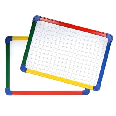 Image of Show Me A3 Magnetic Framed Whiteboards 5 Pieces, Gridded/Plain