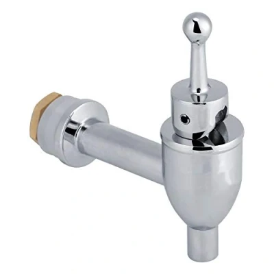 Image of Copper Faucet Tap Dispenser Water Replacement for Wine Beer Barrel Beverage Drink Spigot(Chrome 12mm)