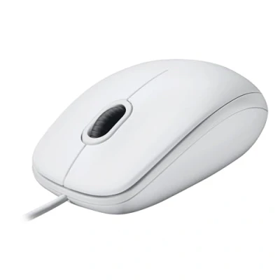 Image of Logitech M100 Wired USB Mouse, 3 Buttons,1000 DPI Optical Tracking, Ambidextrous, Compatible with PC, Mac, Laptop White