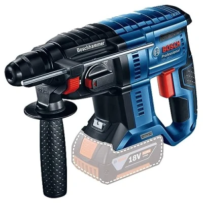Image of Bosch Professional 18V System GBH 21 cordless rotary hammer (max. impact energy 2 J, excluding batteries and charger, in carton)