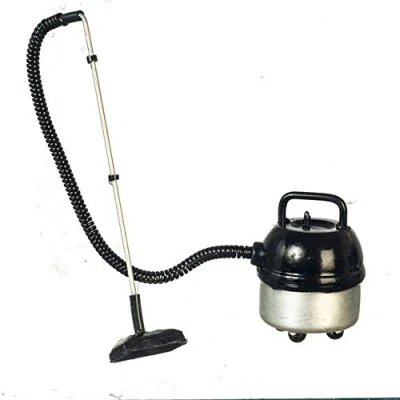 Image of Dolls House Silver Shop Vacuum Cleaner Hoover Modern Store Cleaning Accessory