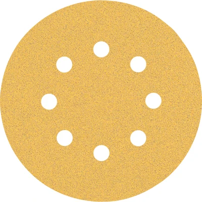 Image of Bosch Professional 5x Expert C470 Sandpaper (for Hardwood, Paint on wood, Ø 125 mm, Grit 80, Accessories Random Orbital Sander)