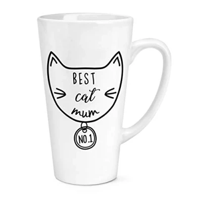 Image of Best Cat Mum 17oz Large Latte Mug Cup