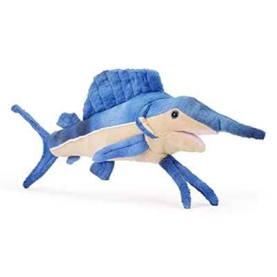 Image of Zappi Co Plush Children&#039;s Stuffed Soft Cuddly Toy Part of Safari Animals Collection, Perfect for Kids (33cm Depth)(Swordfish)
