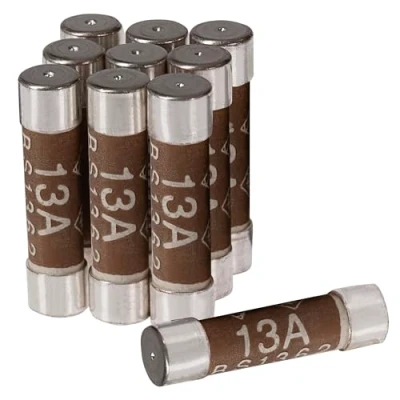 Image of Maplin 13 Amp Plug Fuse BS1362 25.4 x 6.4mm Pack of 10