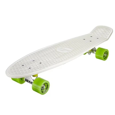 Image of Ridge Skateboards Complete Big Brother Nickel Cruiser Skateboard, 27 Inch, Glow in the Dark