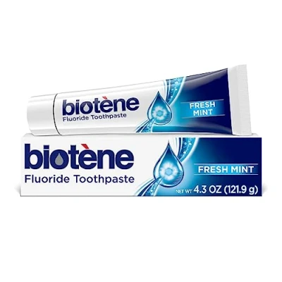 Image of Biotene Fresh Mint Original Fluoride Toothpaste, 4.3 ounce
