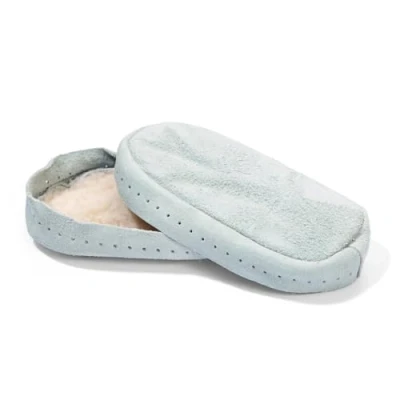 Image of Prym Leather Soles Slipper and Sock, Grey, 19 x 10.5 3 cm