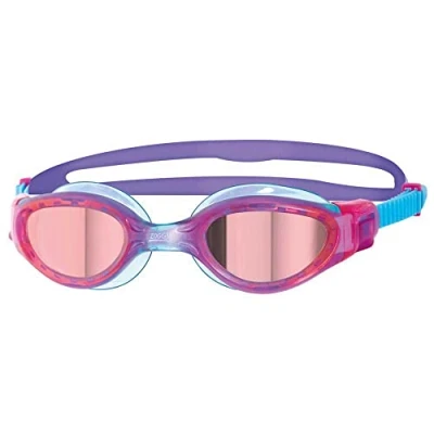 Image of Zoggs Unisex Youth Phantom Elite Mirror Swimming Goggle,Pink/Purple/Mirror,s (6 14 Years)