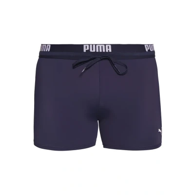 Image of PUMA Men&#039;s Logo Swim Trunk (1 Pack), Navy, XXL