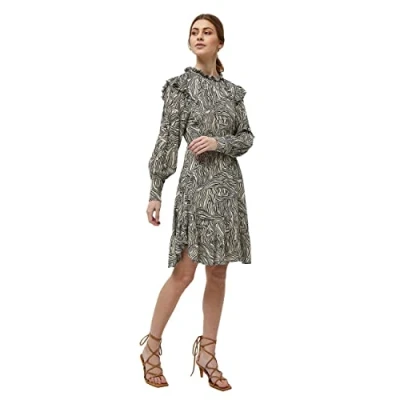 Image of Desires Women&#039;s Elieen Dress 9014P Oyster Grey Pr S