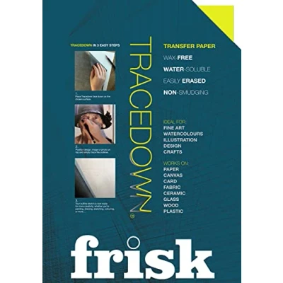 Image of Frisk Tracedown A3, Pack of 5, Yellow