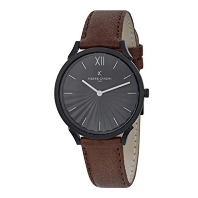 Image of Pierre Cardin Unisex&#039;s Analogue Quartz Watch with Leather Strap CPI.2007