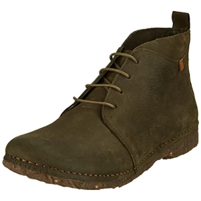 Image of El Naturalista Women&#039;s N974 ANGKOR Ankle Boots with Heel, FOREST, 6 UK