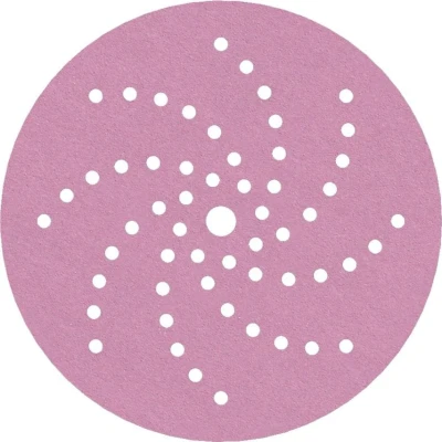 Image of sia Abrasives 1546.3150.0060 siafast S Performance Series 150 Paper Disc, 57 Hole, 150mm Diameter, 60 Grit, Pack of 50