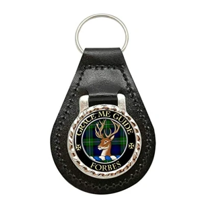 Image of Forbes Scottish Clan Leather Key Fob