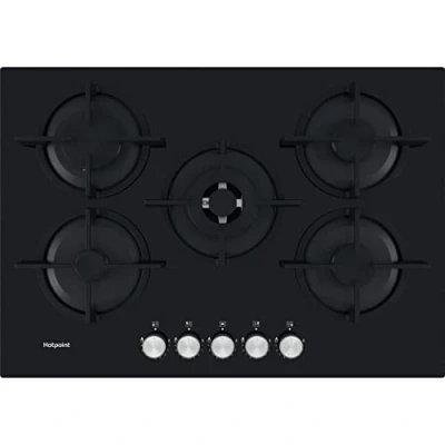 Image of Hotpoint HGS 72S BK Black Built in 60 cm Gas 5 zone(s)