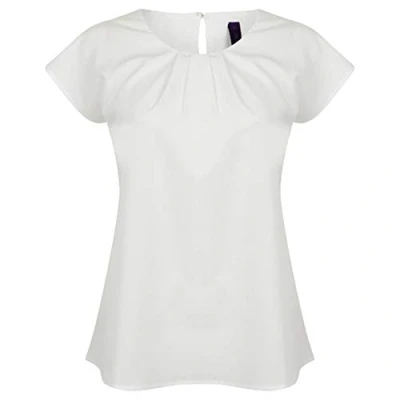 Image of Henbury HB597 women&#039;s T shirt in White
