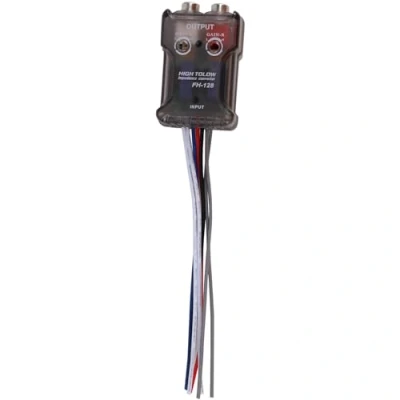 Image of Knadgbft High Level Speaker Signal to Low RCA Adapter Car Audio Subwoofer Converter