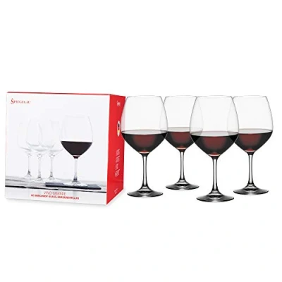 Image of Spiegelau &amp; Nachtmann Stemmed Wine, Burgundy Glasses, 25 oz