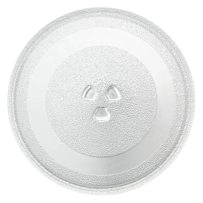 Image of SPARES2GO Glass Turntable Plate for Kenwood K20MSS10 Microwave Oven (255mm / 10&quot; Diameter)
