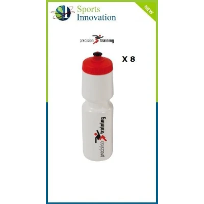 Image of Precision Training 8x Water Bottle White 750ml (8x TR700)
