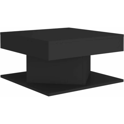 Image of vidaXL Coffee Table Black 57x57x30 cm Engineered Wood