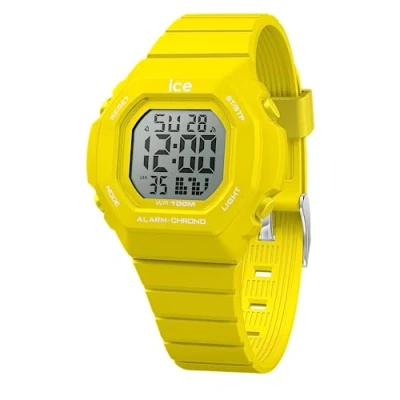 Image of ICE WATCH digit ultra Yellow Boy&#039;s (Unisex) wristwatch with plastic strap 022098 (Small)