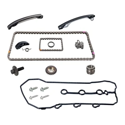Image of 130281KT0A, 130281KT0AS3, 13028EE50A, 13028EE50AS3, 130701HC0A Timing chain Kit BLUE PRINT ADBP730035 Silent Chain, Closed NISSAN: Juke