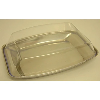 Image of Sunnex 52228 Z Butter Dish Stainless Steel Plastic Lid
