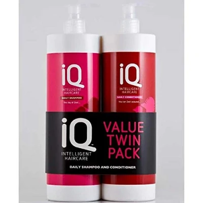 Image of IQ Intelligent Haircare Daily Shampoo &amp; Conditioner, Red, 1 l