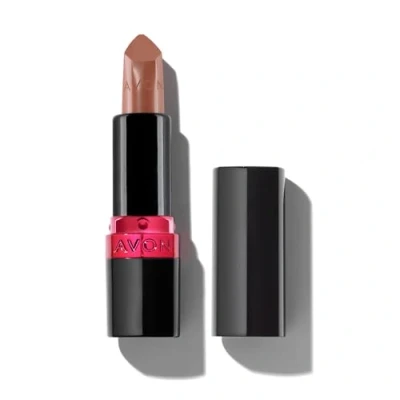 Image of Avon Ultra Creamy Satin finish Lipstick Peachy Nude with Vitamin E, Avocado Oil and Sesame for a Comfy Feel, Rich Colour Full Coverage, Cruelty Free