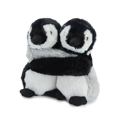 Image of Warmies Warm Hugs Penguin Microwavable s with French Dried Lavender Scent, Fully Heatable Cuddly Toy for Anxiety and Pain Relief