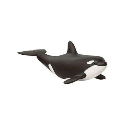 Image of SCHLEICH 14836 Baby Orca Wild Life Toy Figurine for children aged 3 8 Years, White